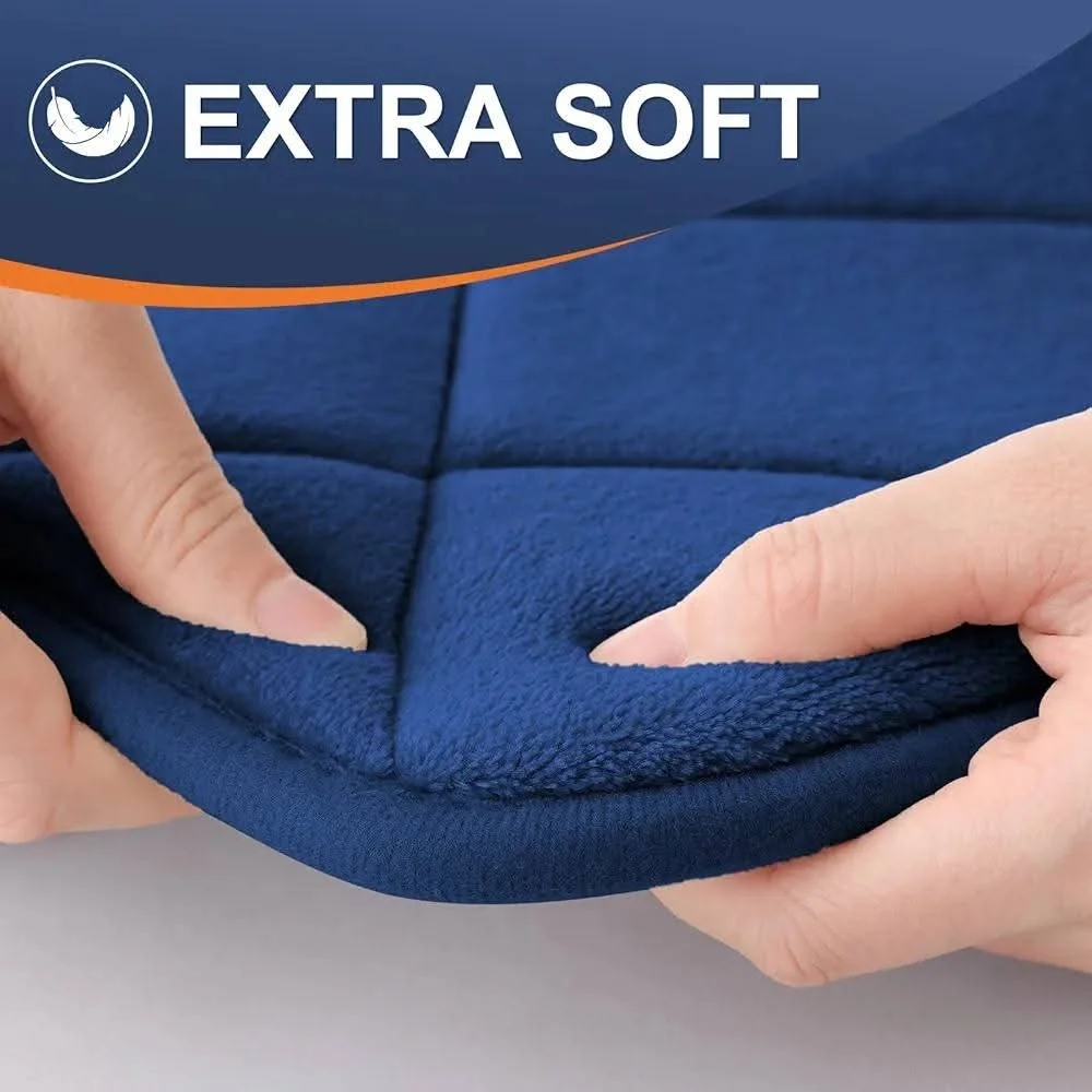Navy Blue Bath Mat